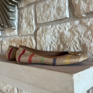 Tory Burch woven flats, size 6 1/2